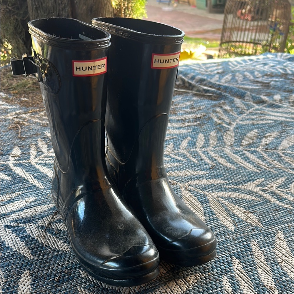 Hunter woman’s Black Rain Boots